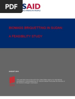 USAID - Briquetting Feasibility Study Sudan