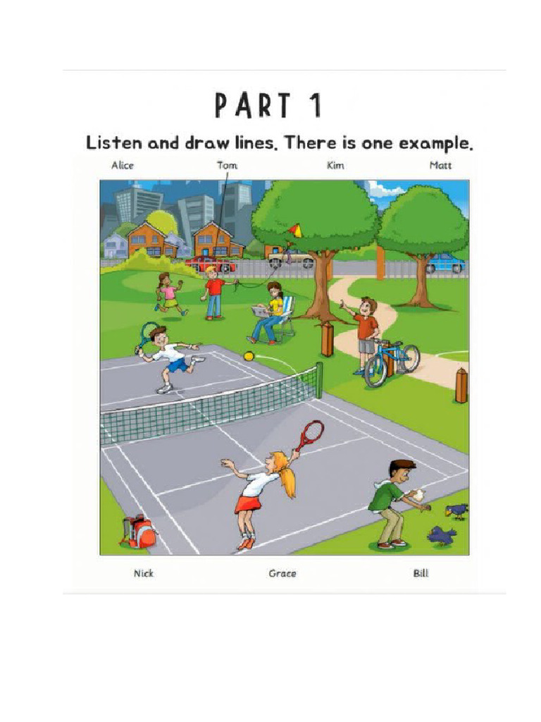 Starters Listening Test Pdf