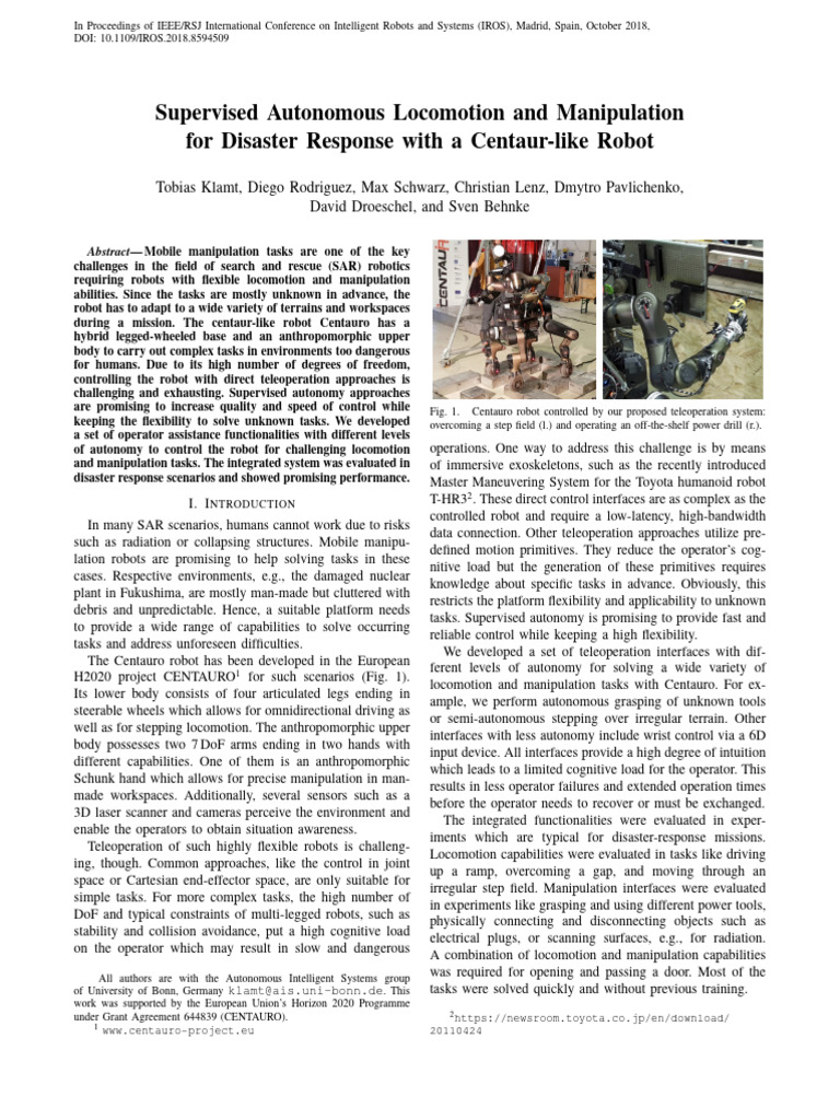 1809.06802v2 | PDF | Image Segmentation | Robot