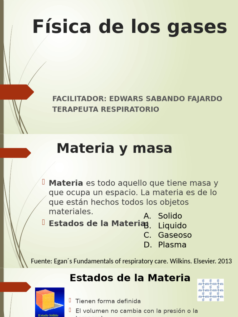 Propiedades y leyes de los gases | PDF | Gases | Presión