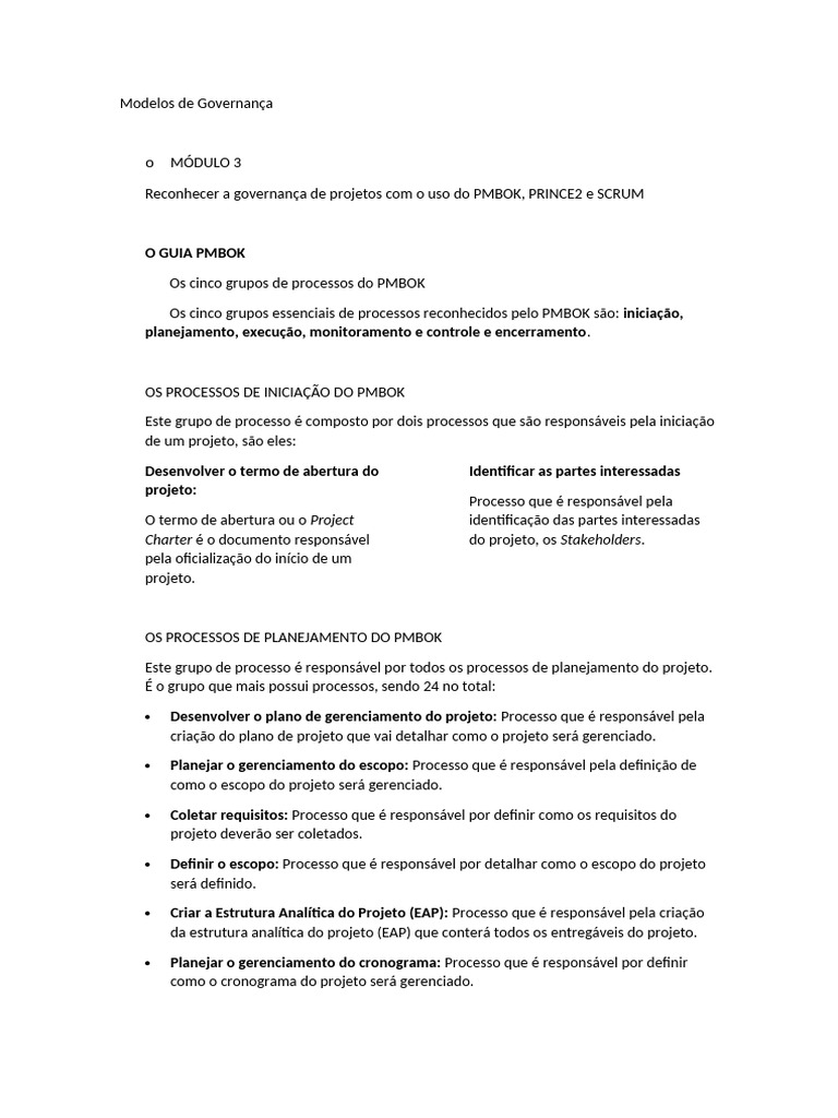 3 - Modelos de Governança - Parte 2 | PDF | Segurança da informação ...