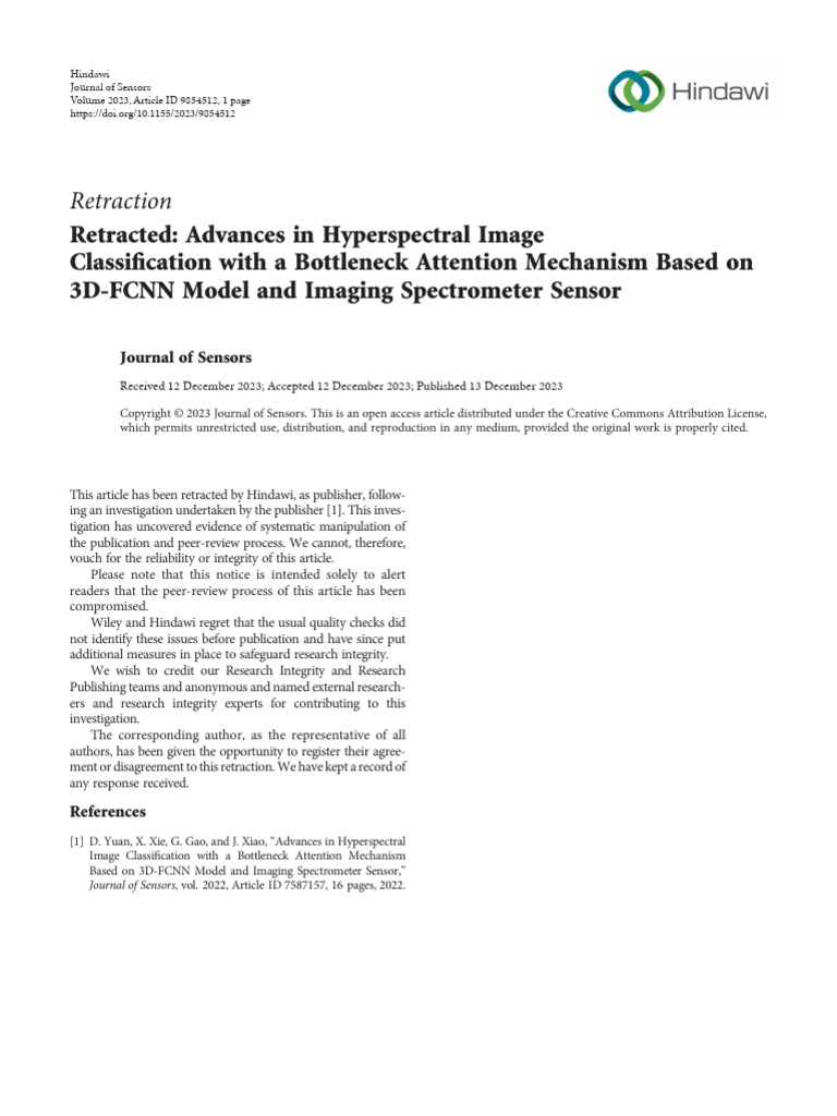 Advances in hyperspectral image classification with a bottleneck