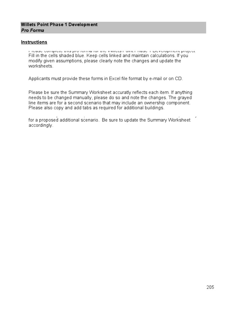 Developer Pro Forma Guide | PDF | Mortgage Loan | Debt