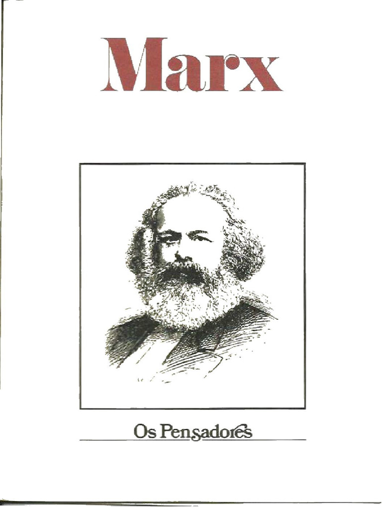 Marx VIDA E OBRA Col OS PENSADORES | PDF | Karl Marx | Georg Wilhelm ...