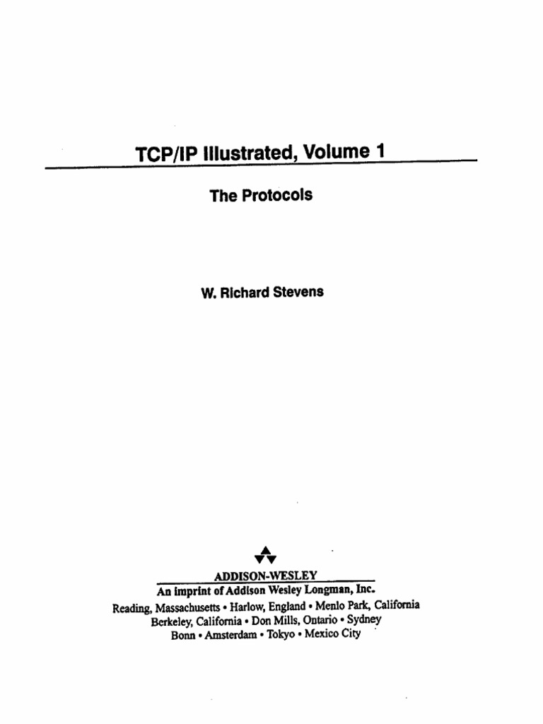 W. Richard Stevens - TCP IP Illustrated. The Protocols Vol.1 | PDF