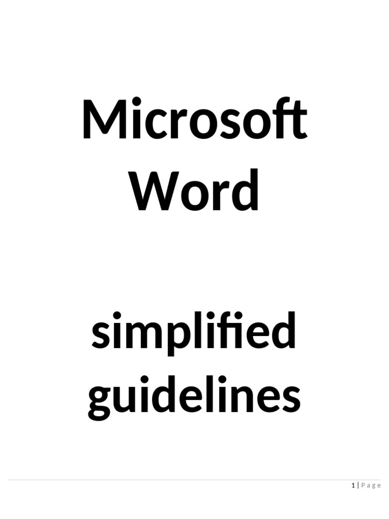 MsWord 2016 Guide | PDF | Window (Computing) | Microsoft Word