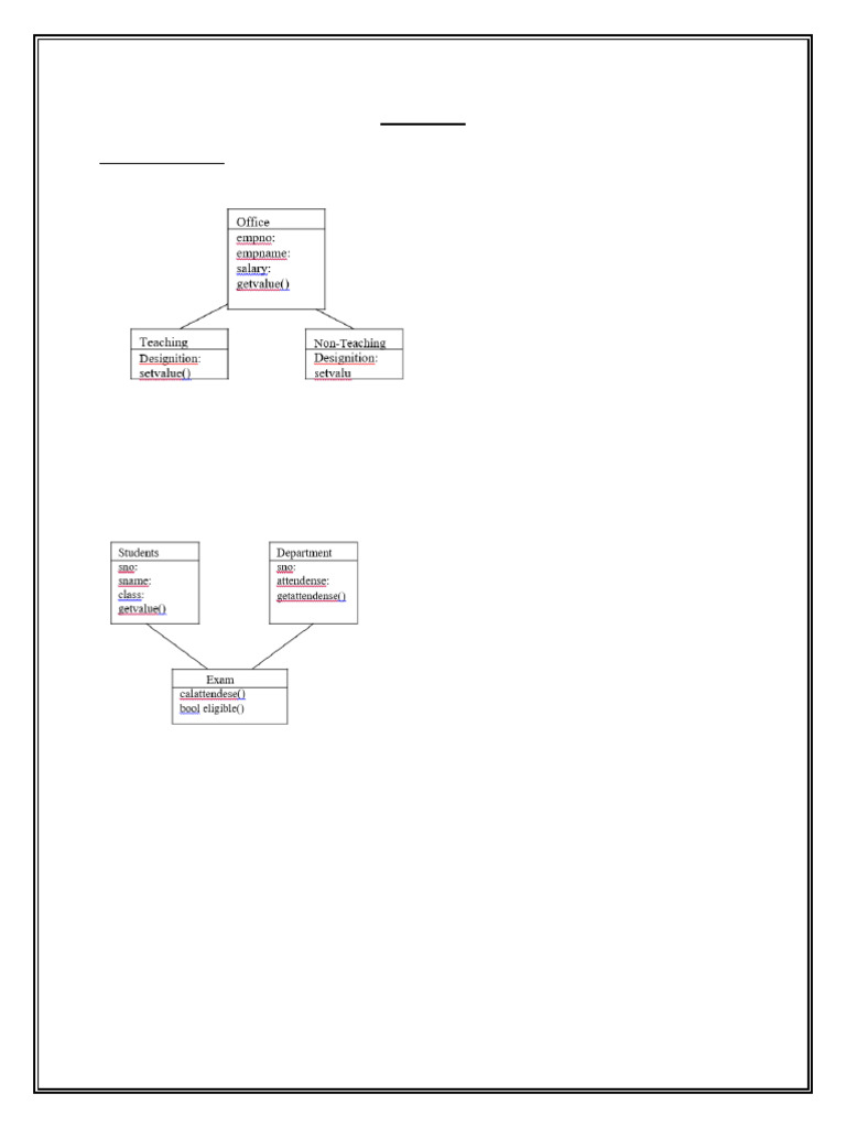 Java Programs on Inheritance and Exceptions | PDF | Java (Programming ...