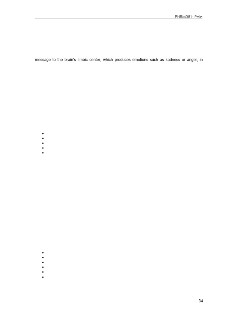 3. Pain | PDF | Pain | Analgesic
