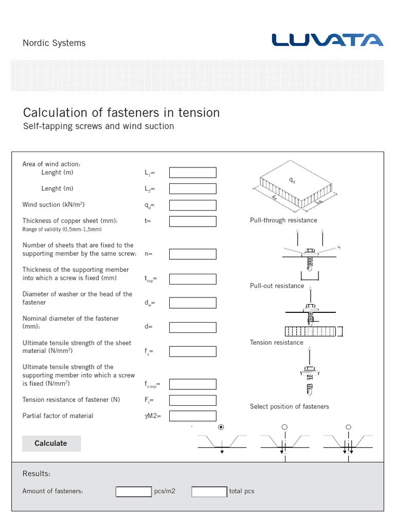 Fastener | PDF | Screw | Building Engineering