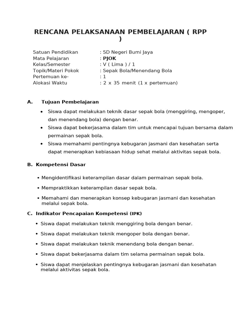 RPP (Backward Design) Dan Rubrik Assasmen Autentik | PDF