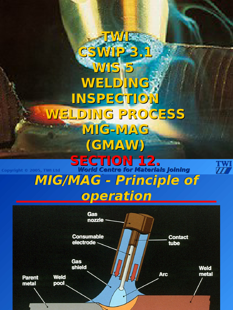 Welding Process MIG-MAG | PDF | Electricity | Industrial Processes