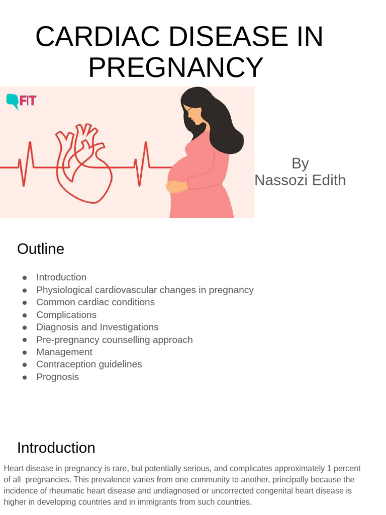 Cardiac Disease in Pregnancy | PDF | Heart | Cardiovascular Diseases