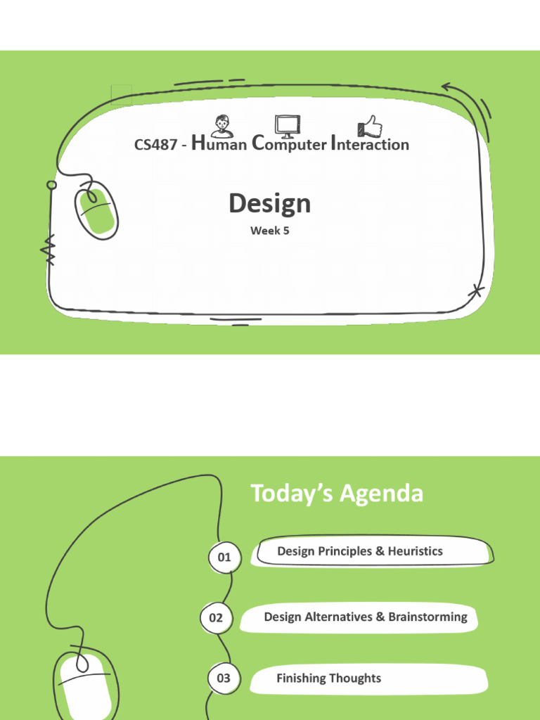 CS487: Week 5 Design Overview | PDF | Art | Computers