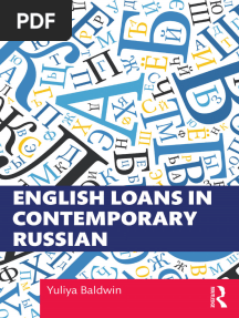 English Loans in Contemporary Russian. Yuliya Baldwin
