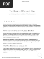 FCA Code of Conduct Overview | PDF | Committee | Regulatory Compliance