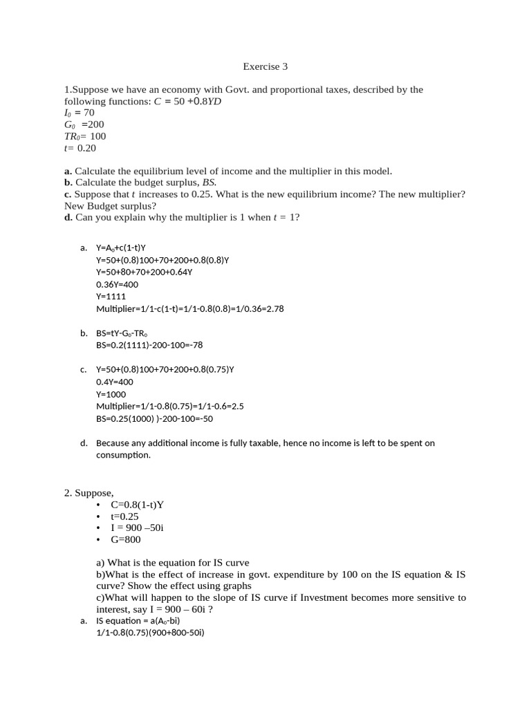 Exercise 3 | PDF