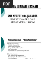 Tata Ibadah Paskah