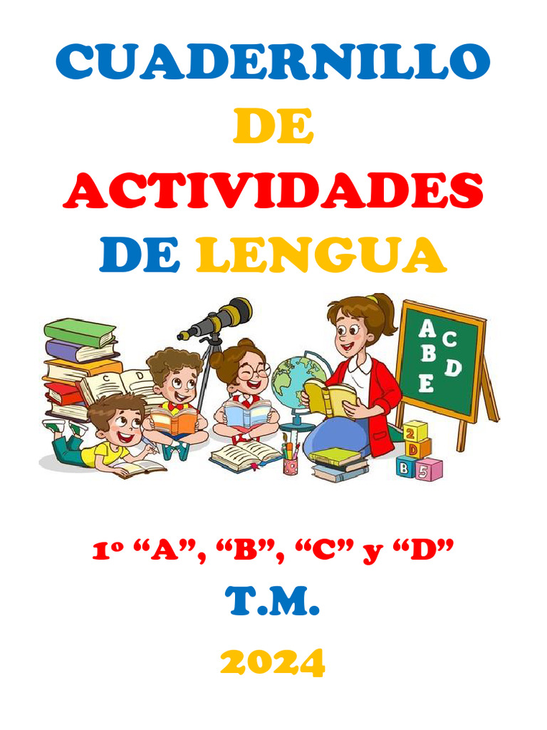 Actividades de Lengua para Primer Grado | PDF