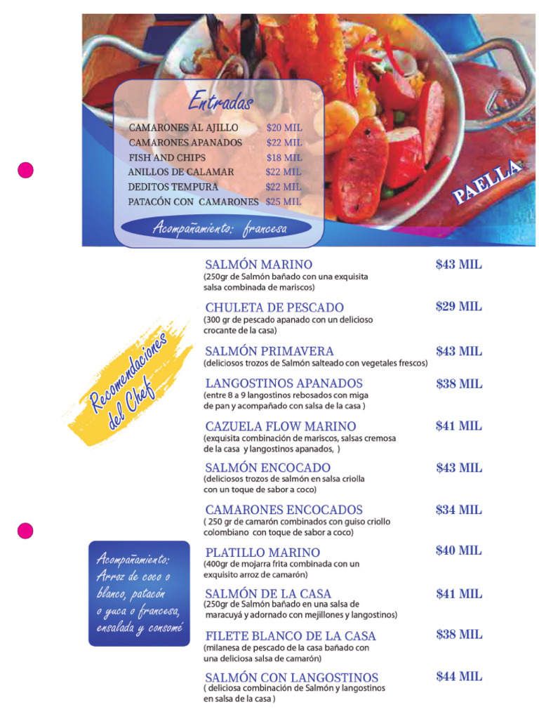 Cartas Menu 2 | PDF