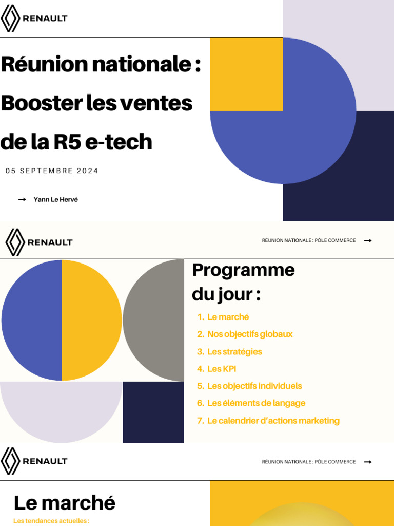 Stratégies de vente R5 e-tech 2024 | PDF | Voiture électrique | Publicité