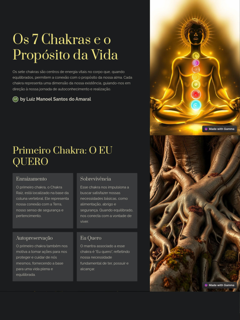 Entenda os 7 Chakras e Seu Propósito | PDF | Chacra | Vida