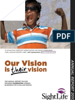 2010 Annual Report For SightLife