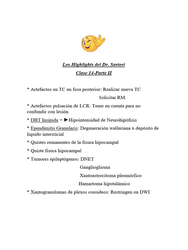 Los Highlights Del Neuro RX 2 | PDF