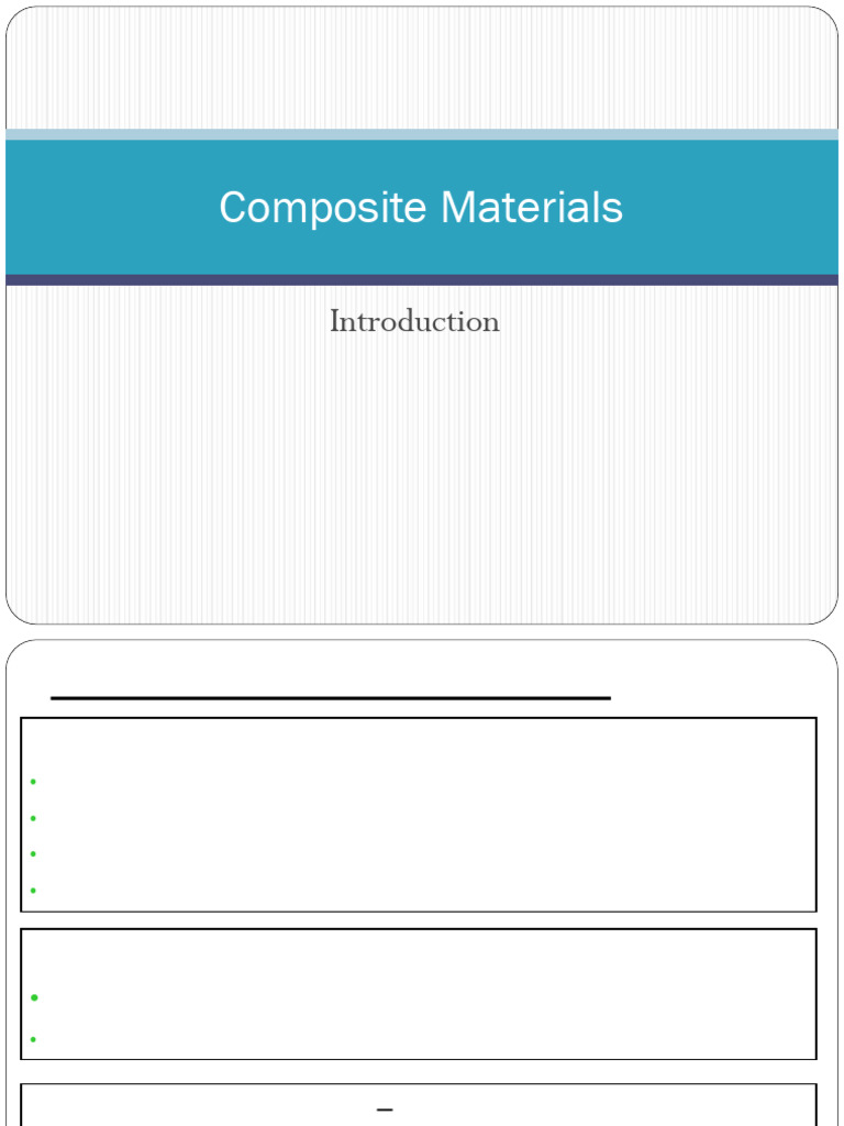 Understanding Composite Materials Basics | PDF | Composite Material ...