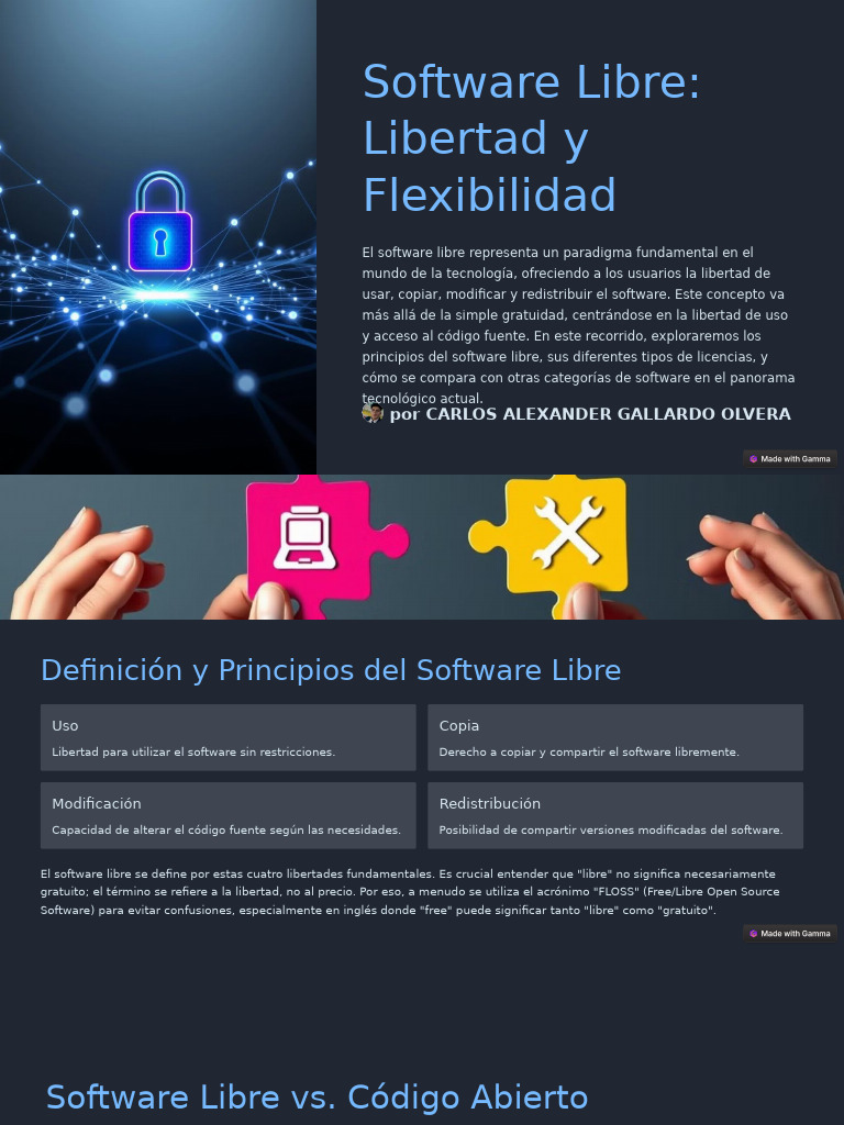 Software Libre Libertad y Flexibilidad | PDF | Software libre | Fuente ...