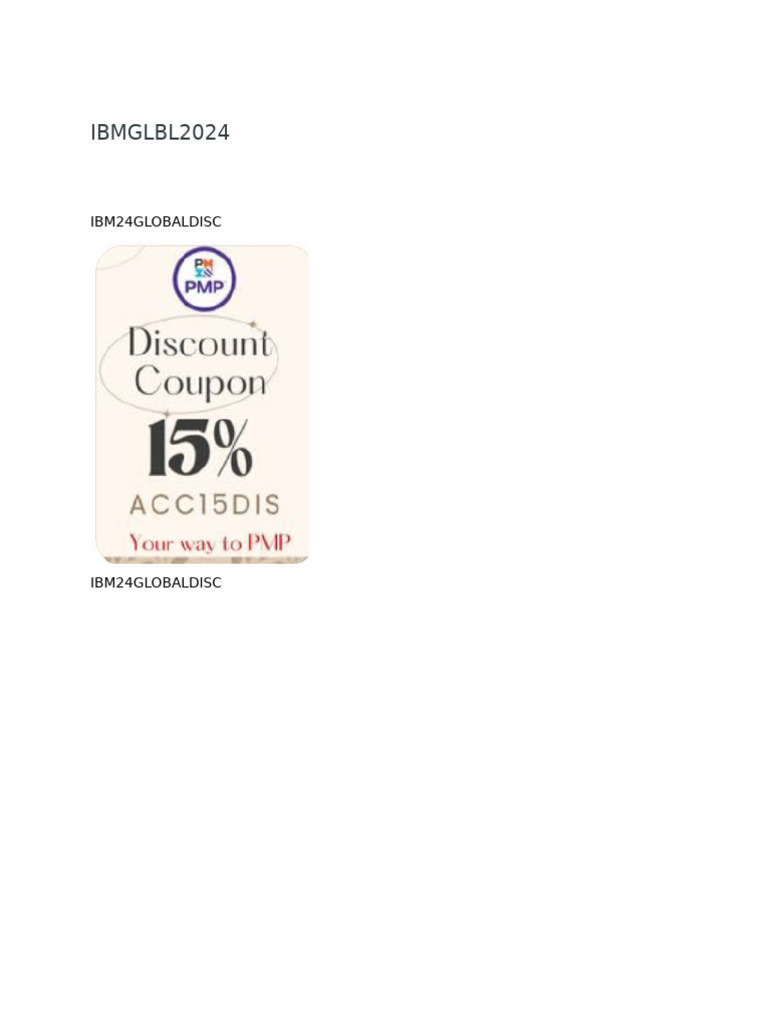 Pmi Codes+ | PDF