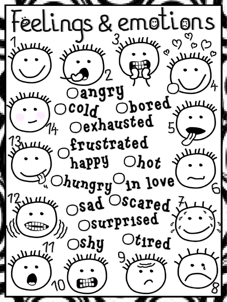 Feelings and Emotions Simple | PDF