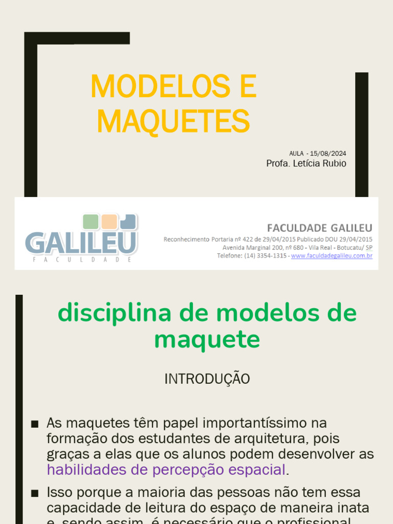Tipos e Funções de Maquetes Arquitetônicas | PDF | Métodos e Materiais ...