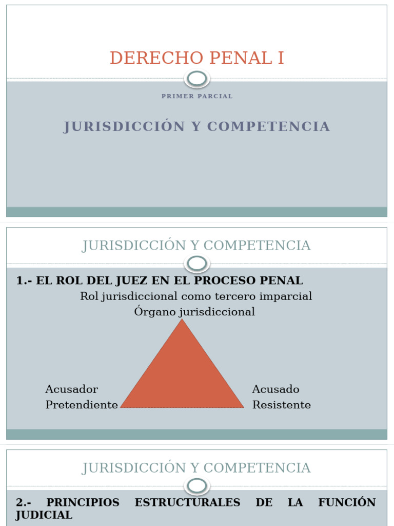 Jurisdicción y Competencia en Derecho Penal | PDF | Jurisdicción ...