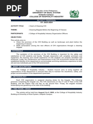 Copy of Cleaning Brigade Project Proposal Chi Sc