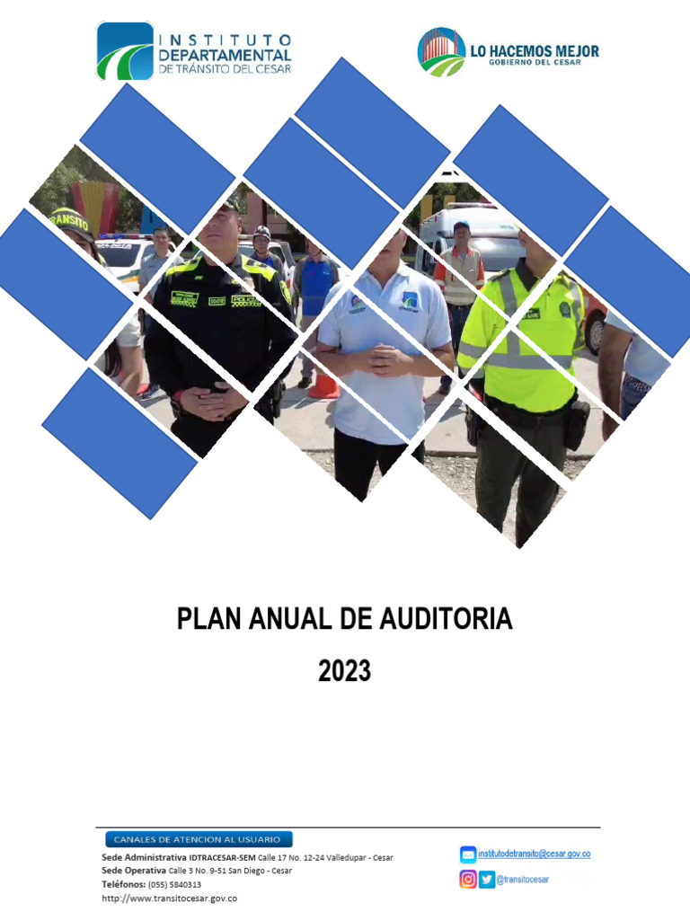 Plan Anual de Auditoría 2023 IDTRACCESAR | PDF | Auditoría | Contabilidad