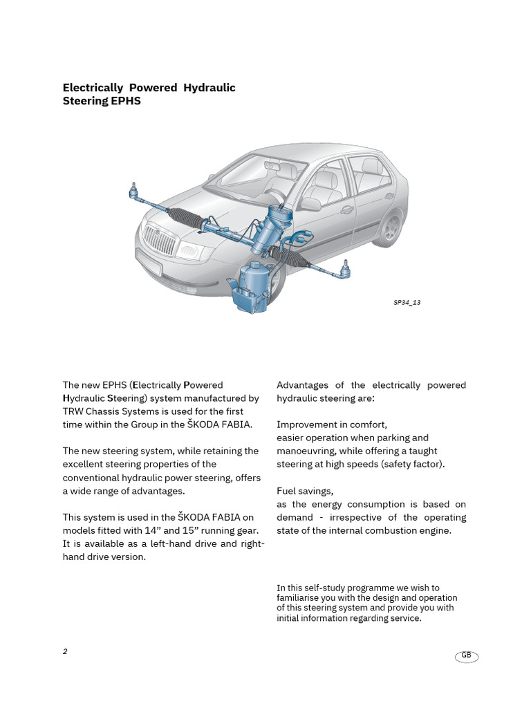 340 - 34 Fabia Power Assisted Steering PDF | PDF