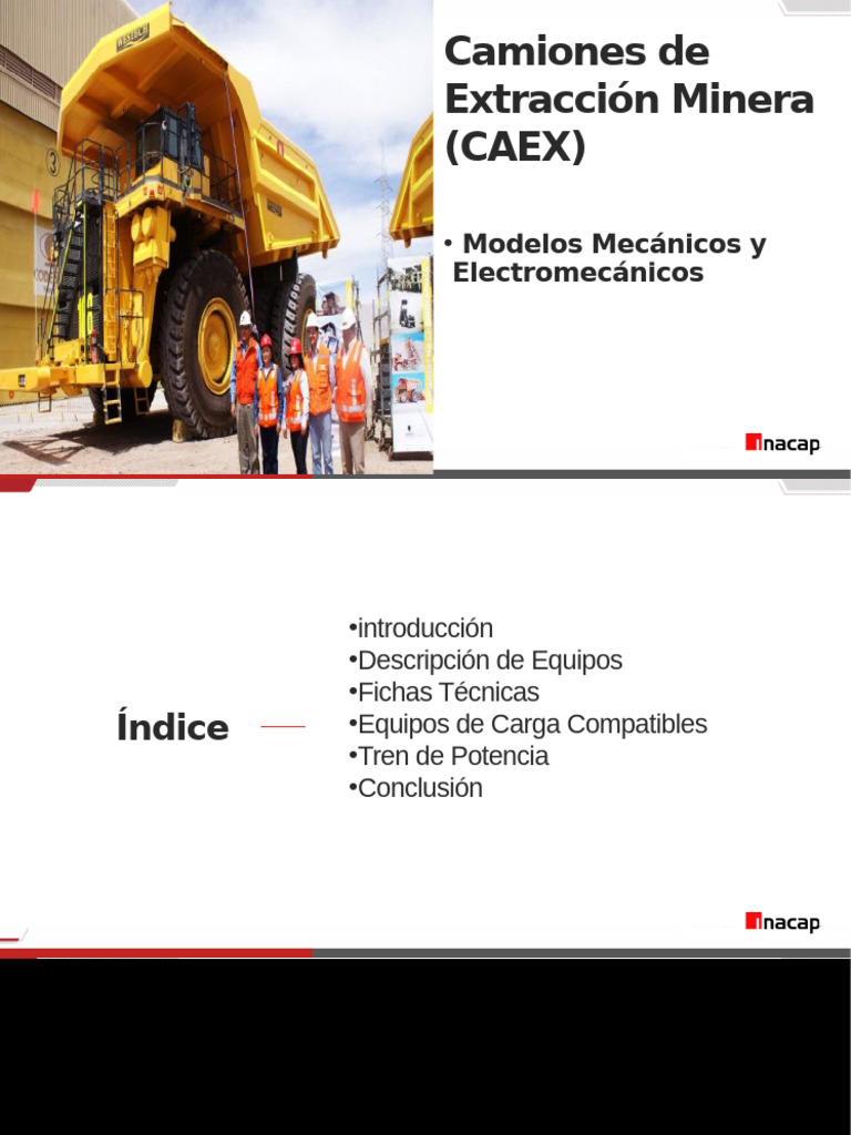 Maquinaria (Caex) | PDF | Camión | Generador eléctrico