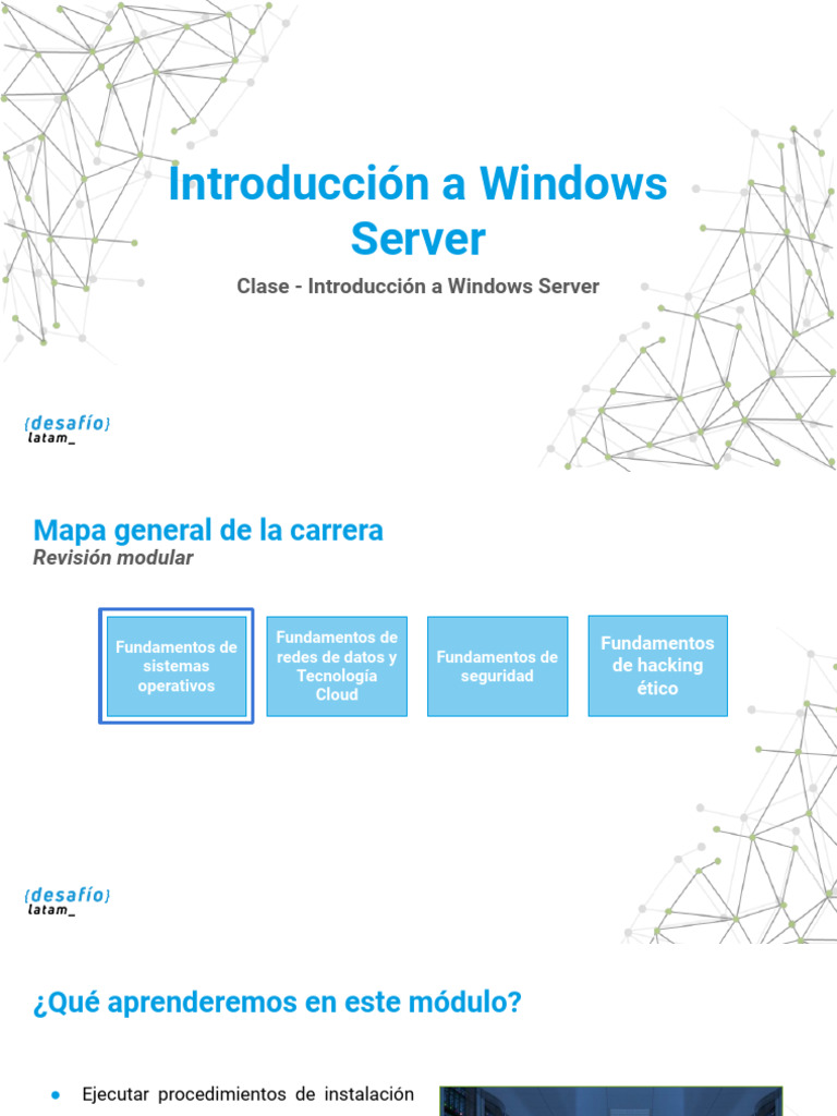 Curso Básico de Windows Server | PDF | Servidor (Computación ...