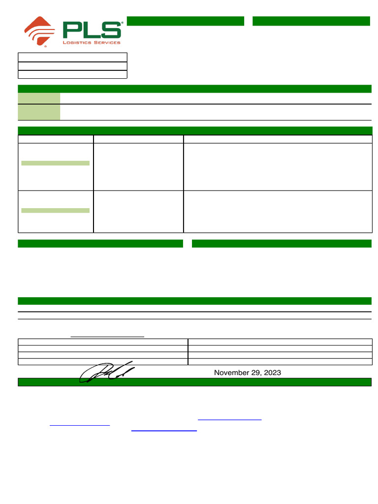 Rate Agreement Doc | PDF
