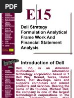 Financial Statement Analysis and Strategic Analysis of Dell