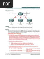 Exercise VLSM Result