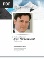 John Micklethwait is Documented@Davos Transcript
