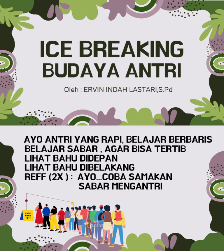 Budaya Antri: Belajar Sabar dan Tertib | PDF