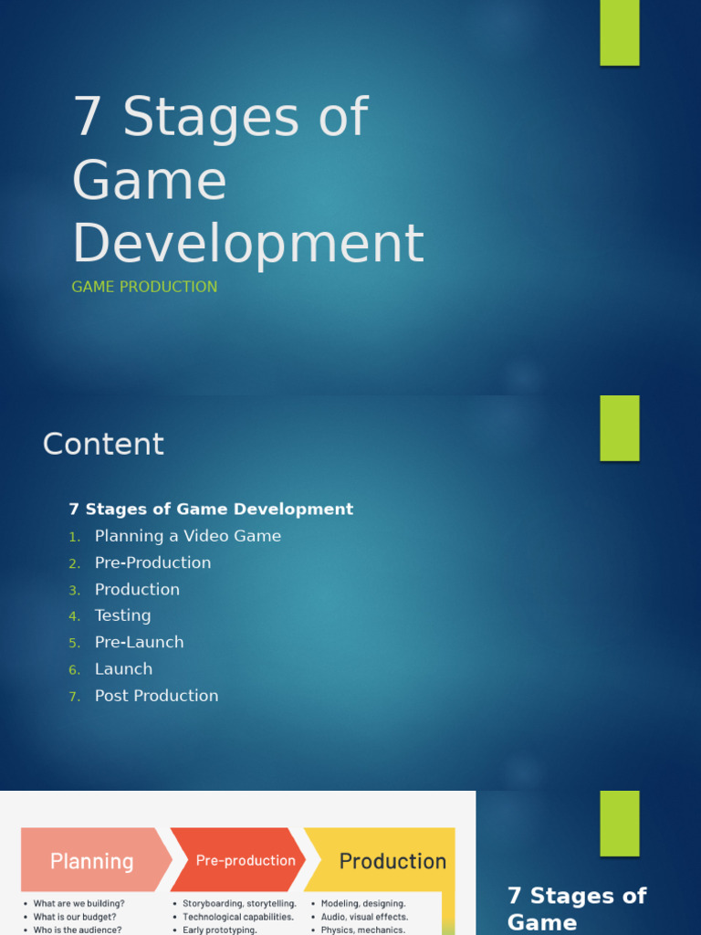 2 - 7 Stages of Game Development | PDF | Software Release Life Cycle ...