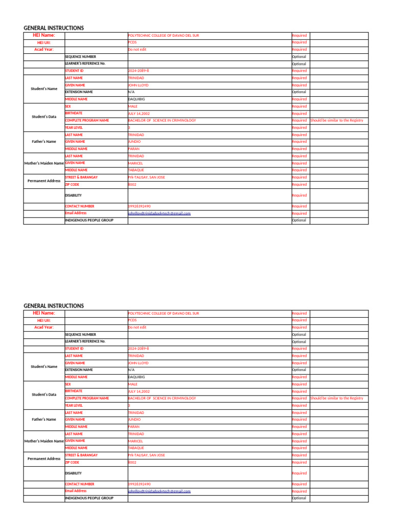 TES Application Form for 2025 | PDF