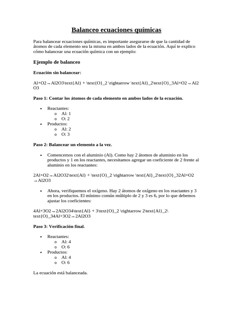 Balanceo Ecuaciones Químicas | PDF | Electroquímica | Electrodo