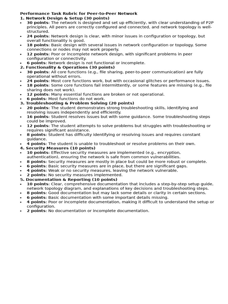 ICT Performance Task Establish Peer To Peer Network | PDF | Peer To ...