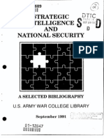 Strategic Intelligence and National Security