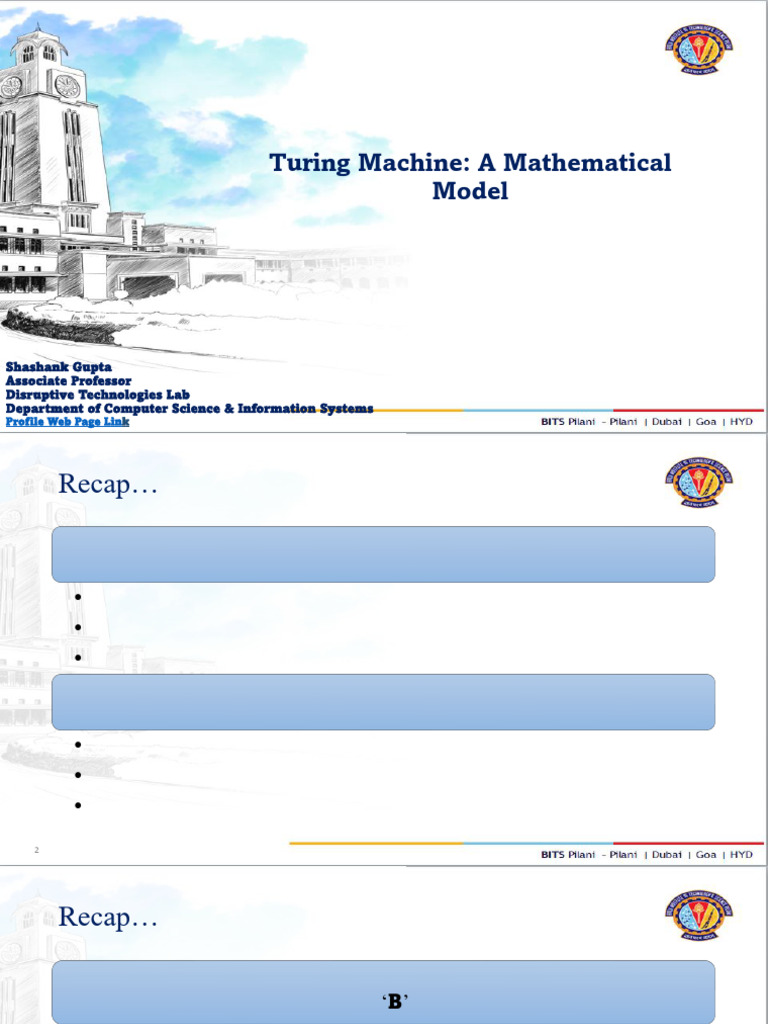 Turing Machine II | PDF | Theory Of Computation | Models Of Computation