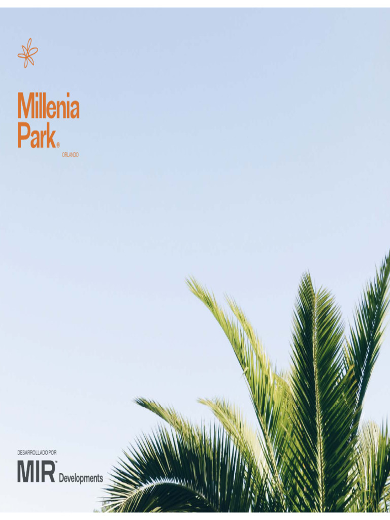 Millenia Park Brochure (ESP) | PDF | Orlando